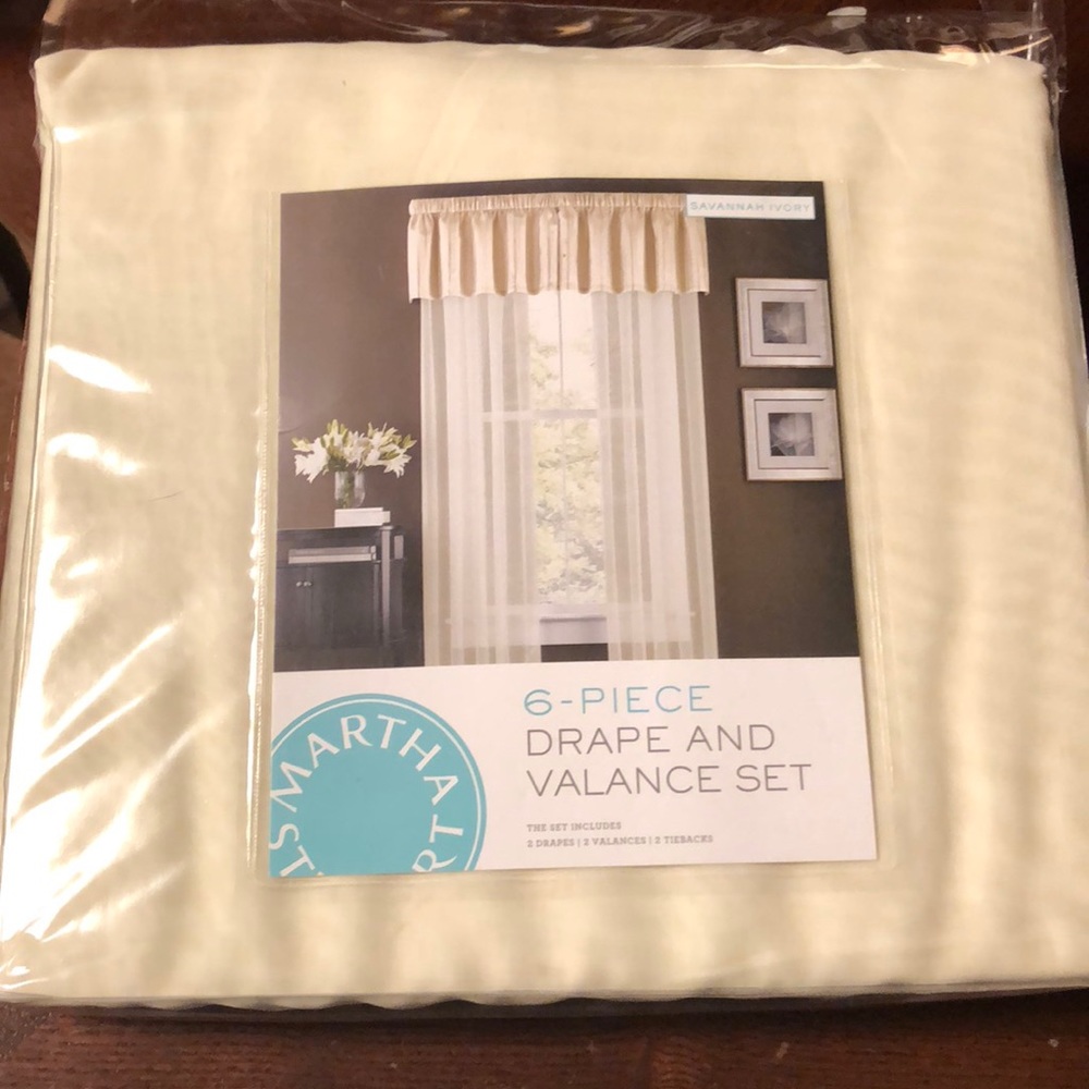 6-Piece Drape and Valance Set